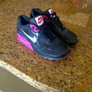 Nike air, max, purple and black